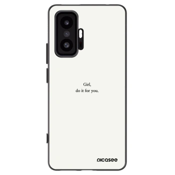 Picasee Xiaomi 11T Pro Hülle - Schwarzes Silikon - Girl, do it for you