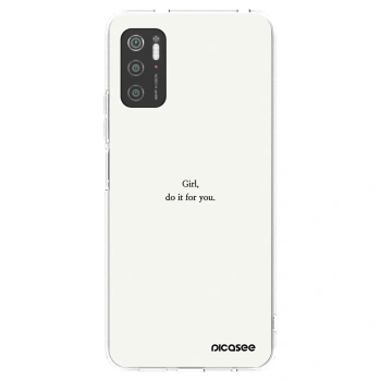 Picasee Xiaomi Poco M3 Pro 5G Hülle - Transparentes Silikon - Girl, do it for you