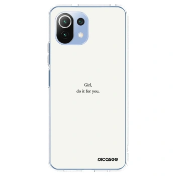 Picasee Xiaomi 11 Lite 5G NE Hülle - Transparentes Silikon - Girl, do it for you