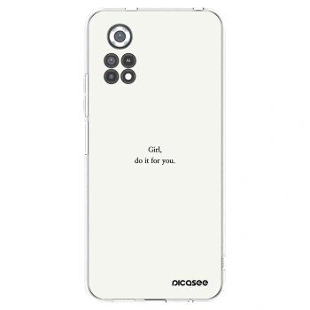 Picasee Xiaomi Poco X4 Pro 5G Hülle - Transparentes Silikon - Girl, do it for you