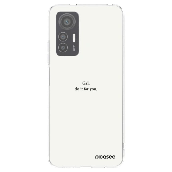 Picasee Xiaomi 12 Lite Hülle - Transparentes Silikon - Girl, do it for you