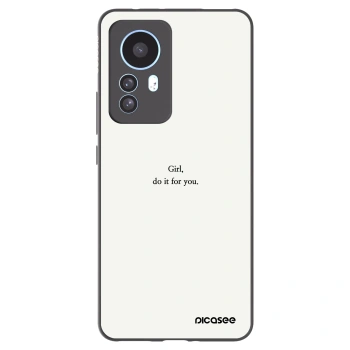 Picasee Xiaomi 12T Pro Hülle - Schwarzes Silikon - Girl, do it for you