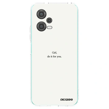 Picasee Xiaomi Poco X5 Hülle - Transparentes Silikon - Girl, do it for you