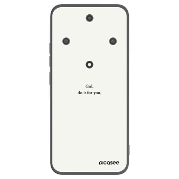 Picasee Honor Magic5 Lite 5G Hülle - Schwarzes Silikon - Girl, do it for you