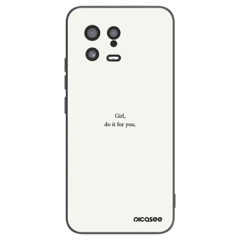 Picasee Xiaomi 13 Hülle - Schwarzes Silikon - Girl, do it for you
