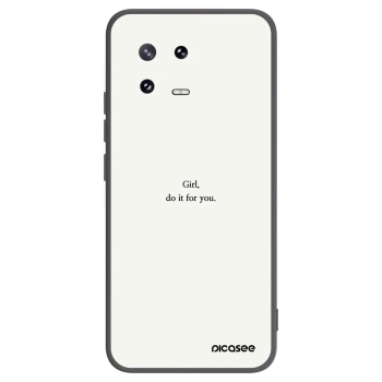 Picasee Xiaomi 13 Pro Hülle - Schwarzes Silikon - Girl, do it for you