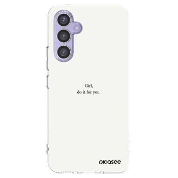 Picasee Samsung Galaxy A54 5G A546B Hülle - Transparentes Silikon - Girl, do it for you