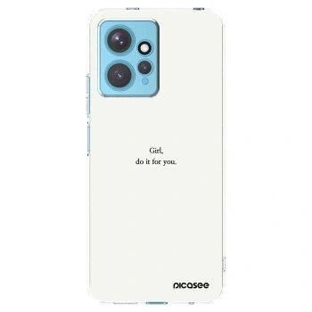 Picasee Xiaomi Redmi Note 12 4G Hülle - Transparentes Silikon - Girl, do it for you