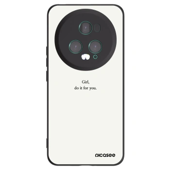 Picasee Honor Magic5 Pro Hülle - Schwarzes Silikon - Girl, do it for you