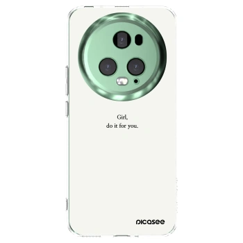 Picasee Honor Magic5 Pro Hülle - Transparentes Silikon - Girl, do it for you