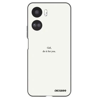 Picasee Honor 90 Lite 5G Hülle - Schwarzes Silikon - Girl, do it for you