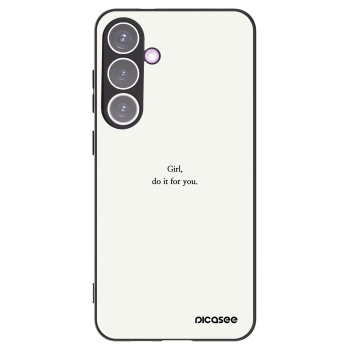 Picasee Samsung Galaxy S24+ S926B 5G Hülle - Schwarzes Silikon - Girl, do it for you