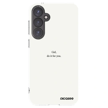 Picasee Samsung Galaxy S23 FE S711B Hülle - Transparentes Silikon - Girl, do it for you