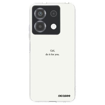 Picasee Xiaomi Poco X6 Hülle - Transparentes Silikon - Girl, do it for you