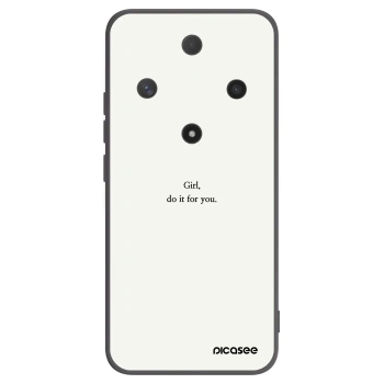 Picasee Honor Magic6 Lite 5G Hülle - Schwarzes Silikon - Girl, do it for you