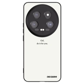 Picasee Xiaomi 14 Ultra Hülle - Schwarzes Silikon - Girl, do it for you