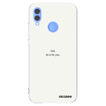 Picasee Honor 10 Lite Hülle - Transparentes Silikon - Girl, do it for you