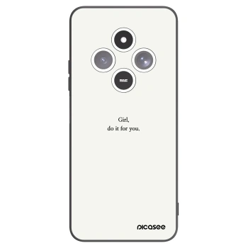 Picasee Xiaomi Redmi 14C Hülle - Schwarzes Silikon - Girl, do it for you