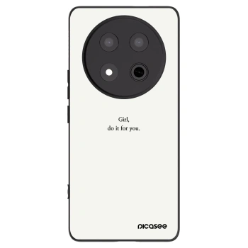 Picasee Honor Magic7 Lite 5G Hülle - Schwarzes Silikon - Girl, do it for you