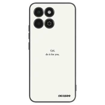 Picasee Honor 200 Smart 5G Hülle - Schwarzes Silikon - Girl, do it for you