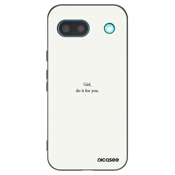 Picasee Google Pixel 8 Hülle - Schwarzes Silikon - Girl, do it for you