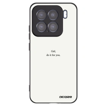 Picasee Xiaomi 15 Hülle - Schwarzes Silikon - Girl, do it for you