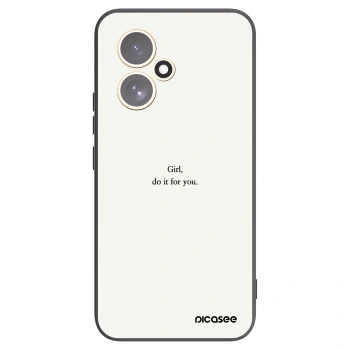 Picasee Honor 400 5G Hülle - Schwarzes Silikon - Girl, do it for you