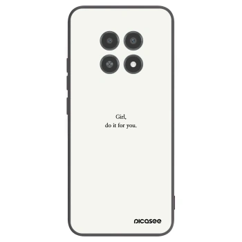 Picasee Realme 12X Hülle - Schwarzes Silikon - Girl, do it for you