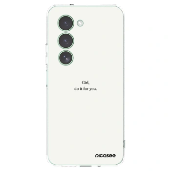 Picasee Xiaomi Redmi 15 5G Hülle - Transparentes Silikon - Girl, do it for you