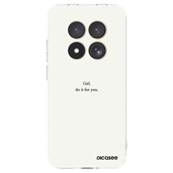 Picasee Xiaomi Redmi Note 15 Pro 4G Hülle - Transparentes Silikon - Girl, do it for you