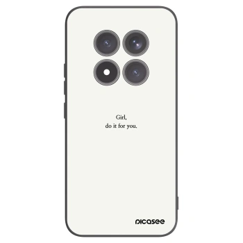Picasee Xiaomi Redmi Note 15 Pro+ Hülle - Schwarzes Silikon - Girl, do it for you
