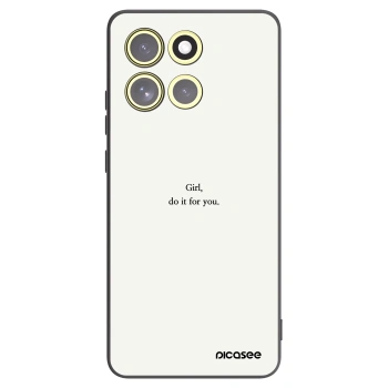 Picasee Motorola Moto G86 Power 5G Hülle - Schwarzes Silikon - Girl, do it for you
