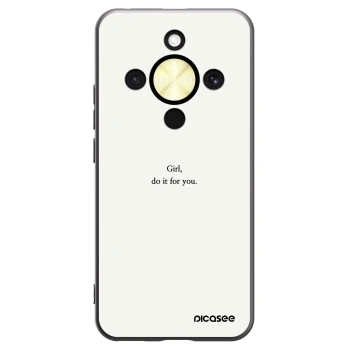 Picasee Honor Magic8 Lite 5G Hülle - Schwarzes Silikon - Girl, do it for you