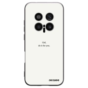 Picasee Honor Magic8 Pro 5G Hülle - Schwarzes Silikon - Girl, do it for you