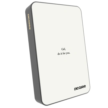 Picasee Powerbank mit MagSafe 10 000 mAh Grau - Girl, do it for you