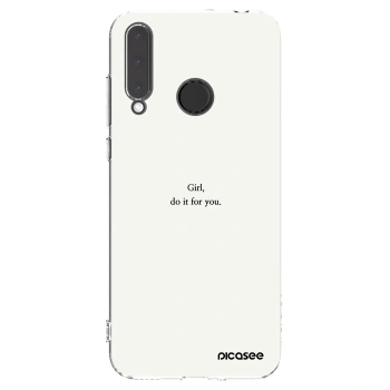 Picasee Honor 20 Lite Hülle - Transparentes Silikon - Girl, do it for you