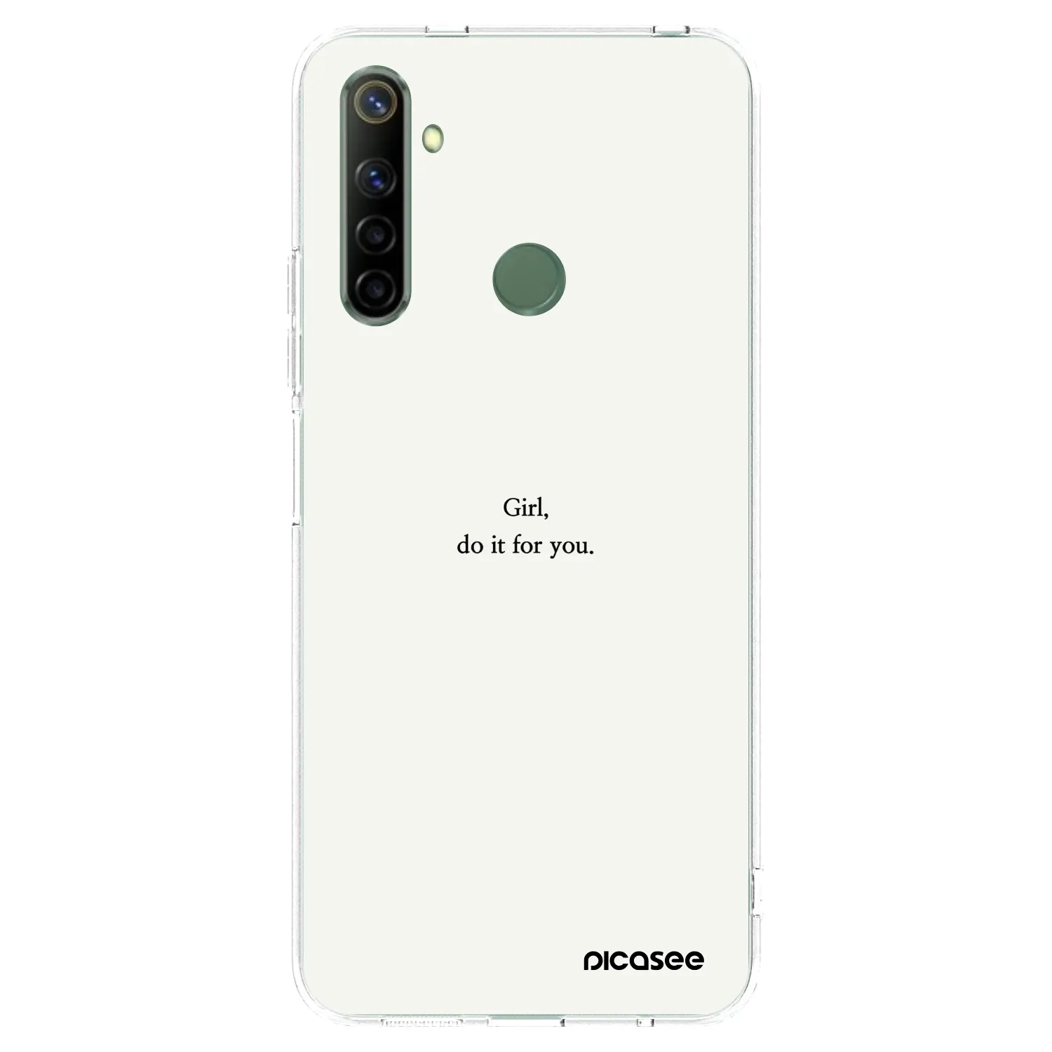 Picasee Realme 6i Hülle - Transparentes Silikon - Girl, do it for you