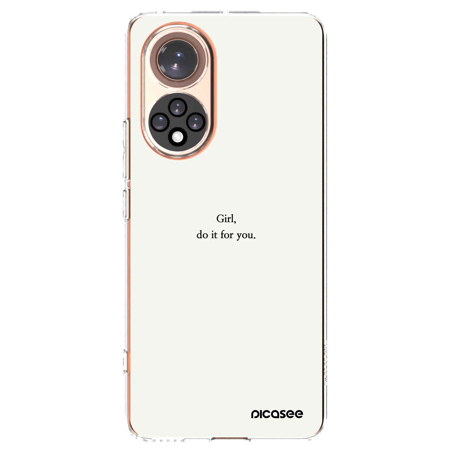 Picasee Honor 50 5G Hülle - Transparentes Silikon - Girl, do it for you