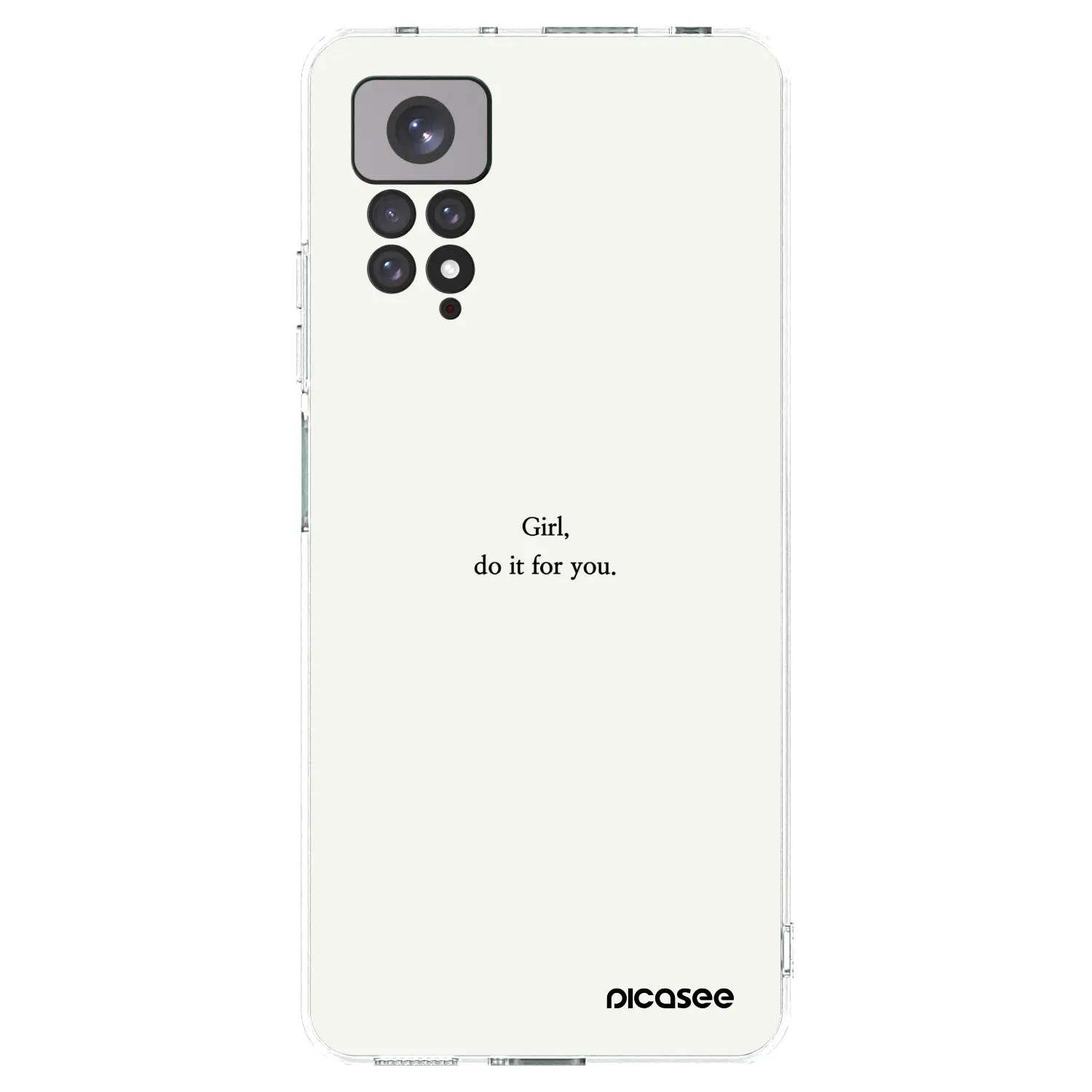 Picasee Xiaomi Redmi Note 11S 4G Hülle - Transparentes Silikon - Girl, do it for you