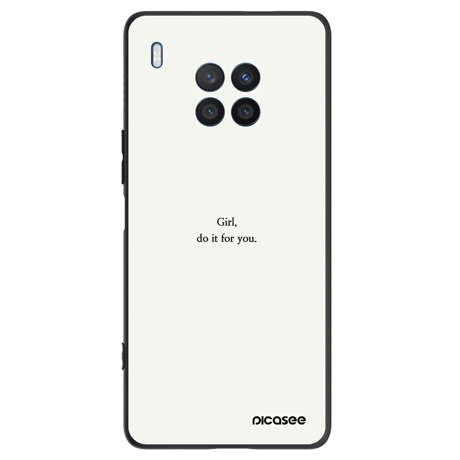 Picasee Honor 50 Lite Hülle - Schwarzes Silikon - Girl, do it for you