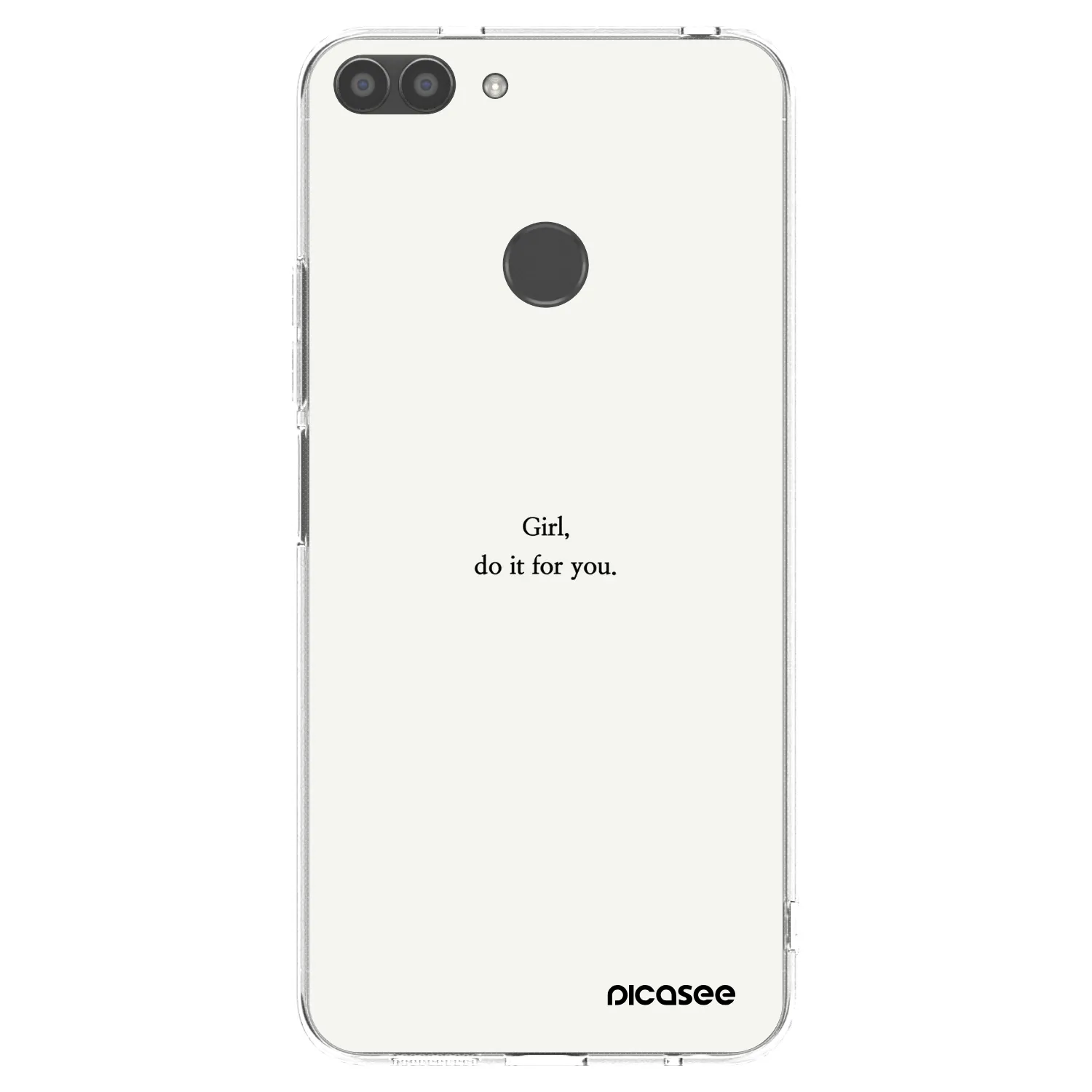 Picasee Huawei P Smart Hülle - Transparentes Silikon - Girl, do it for you