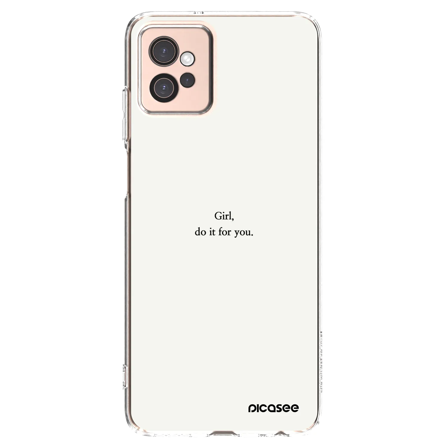 Picasee Motorola Moto G32 Hülle - Transparentes Silikon - Girl, do it for you