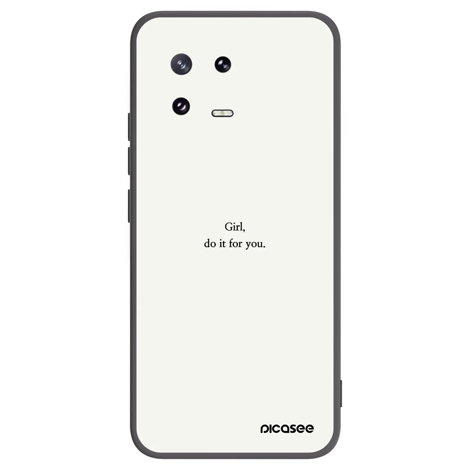 Picasee Xiaomi 13 Pro Hülle - Schwarzes Silikon - Girl, do it for you