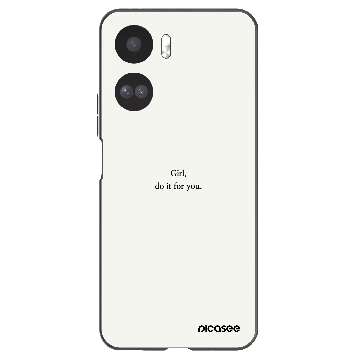 Picasee Honor 90 Lite 5G Hülle - Schwarzes Silikon - Girl, do it for you