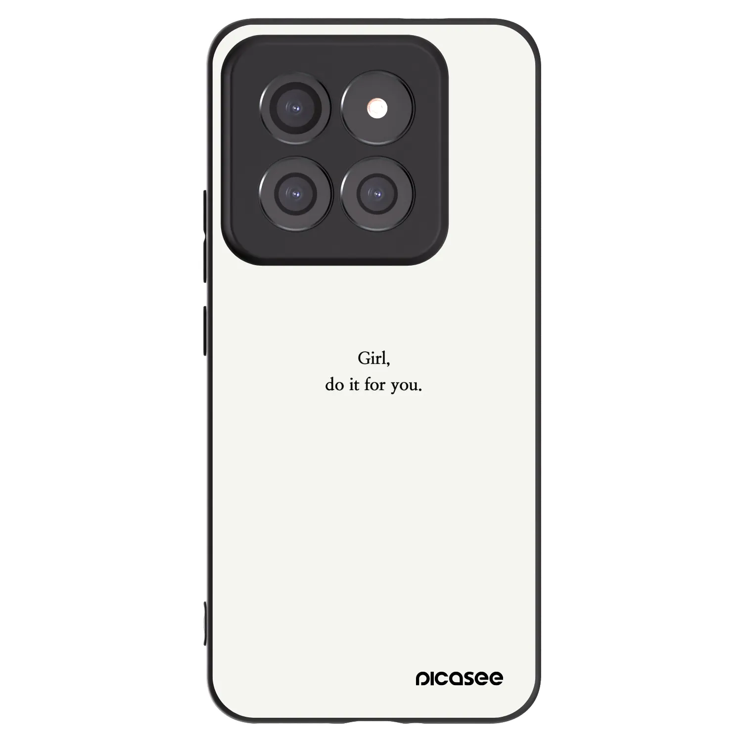 Picasee Xiaomi 14 Pro Hülle - Schwarzes Silikon - Girl, do it for you