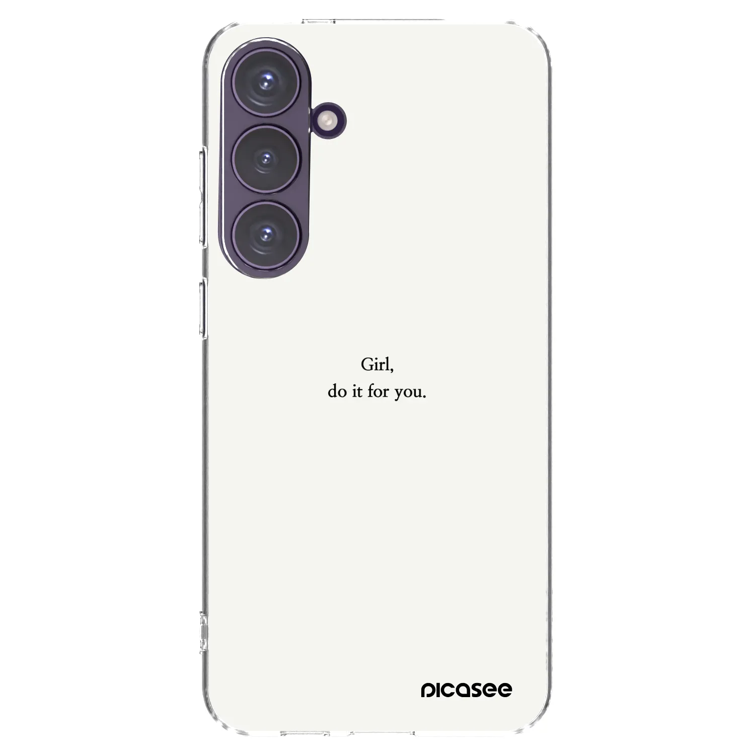 Picasee Samsung Galaxy S24+ S926B 5G Hülle - Transparentes Silikon - Girl, do it for you