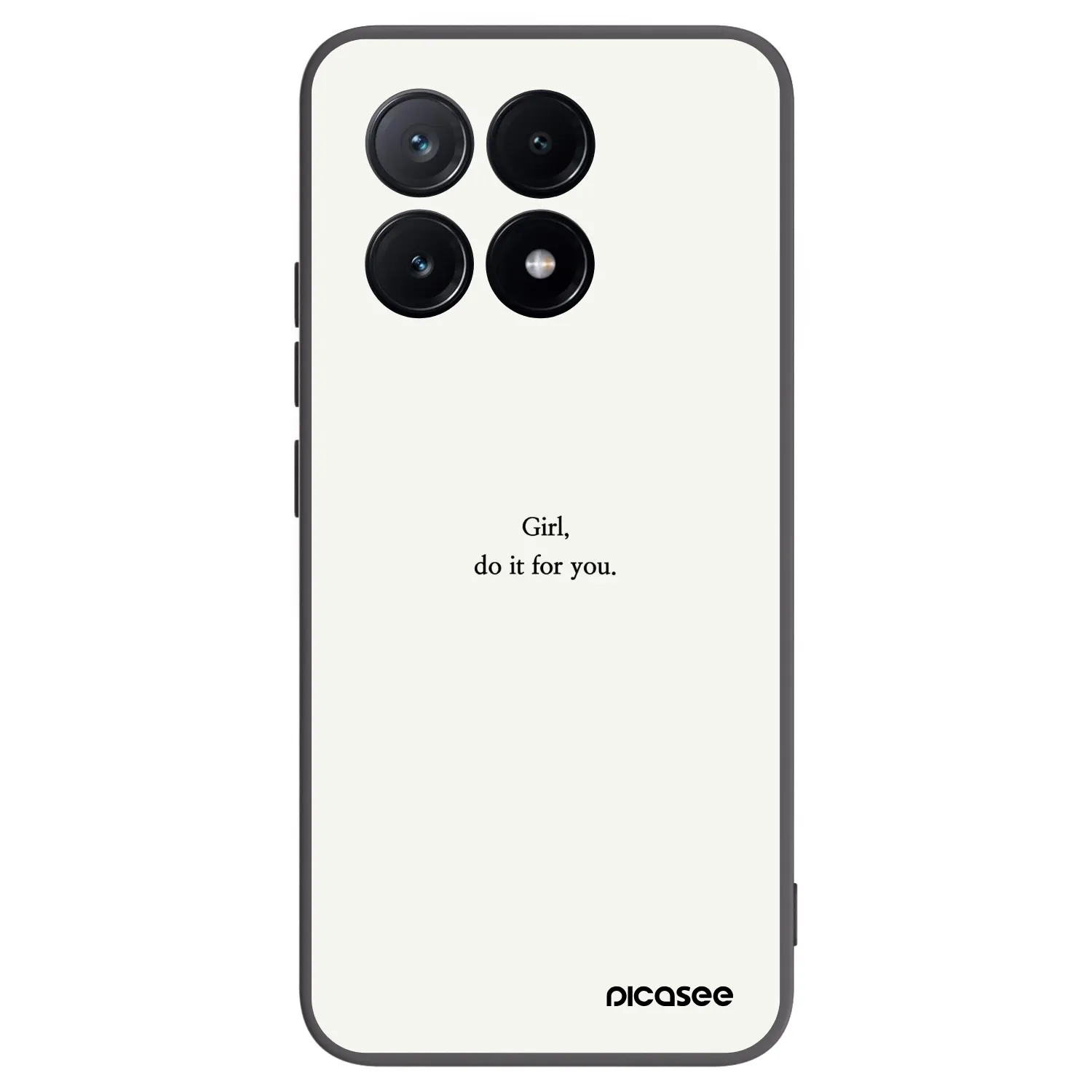 Picasee Xiaomi Poco X6 Pro Hülle - Schwarzes Silikon - Girl, do it for you