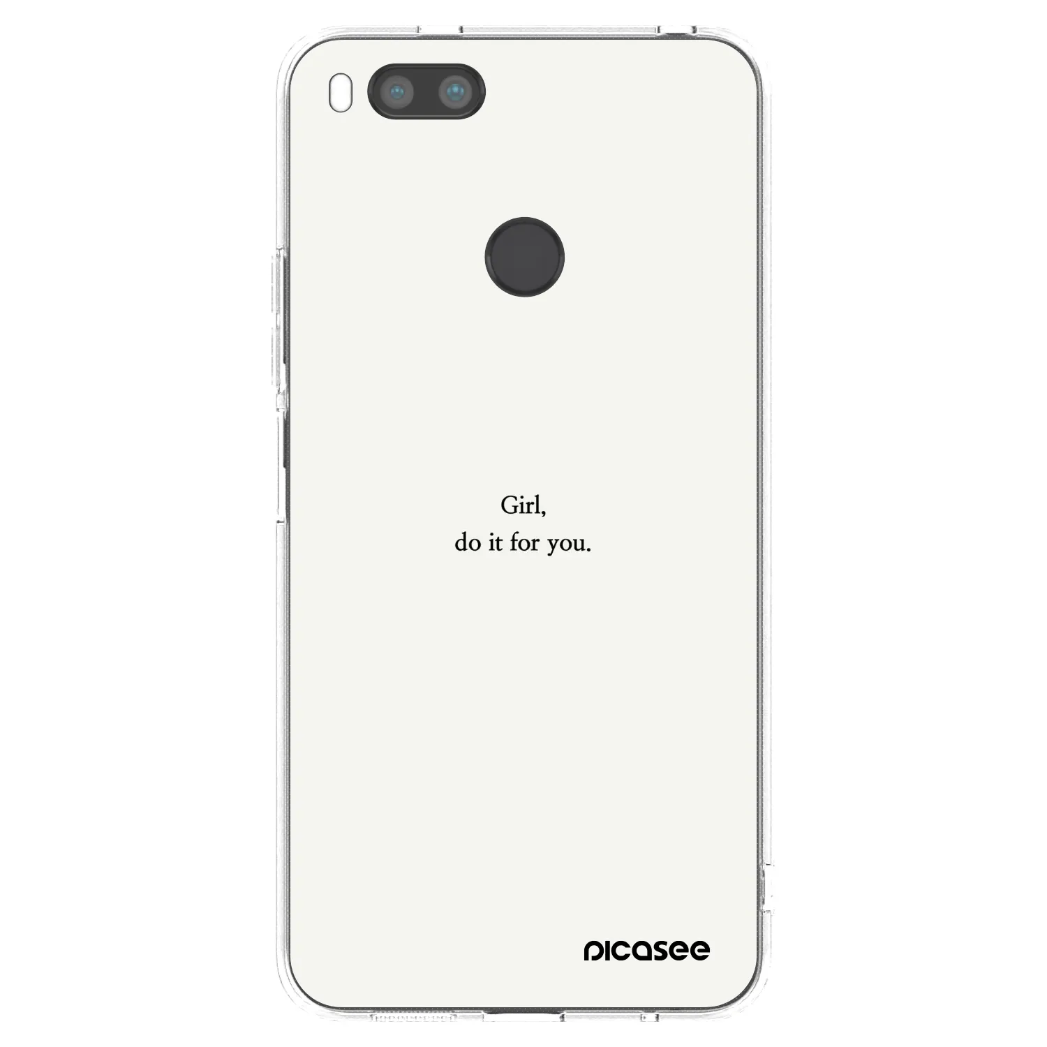 Picasee Xiaomi Redmi Note 11S 5G Hülle - Transparentes Silikon - Girl, do it for you