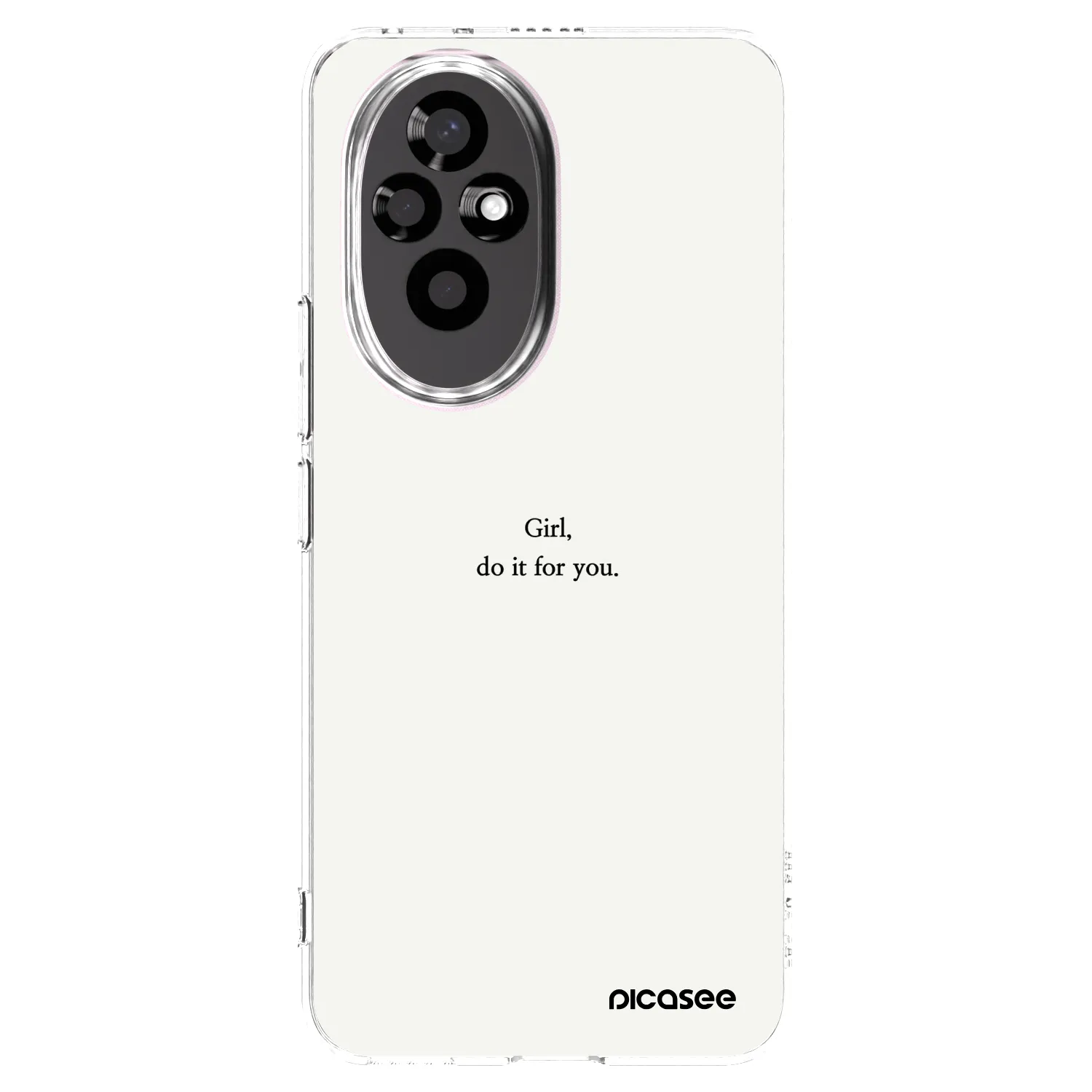 Picasee Honor 200 Pro 5G Hülle - Transparentes Silikon - Girl, do it for you