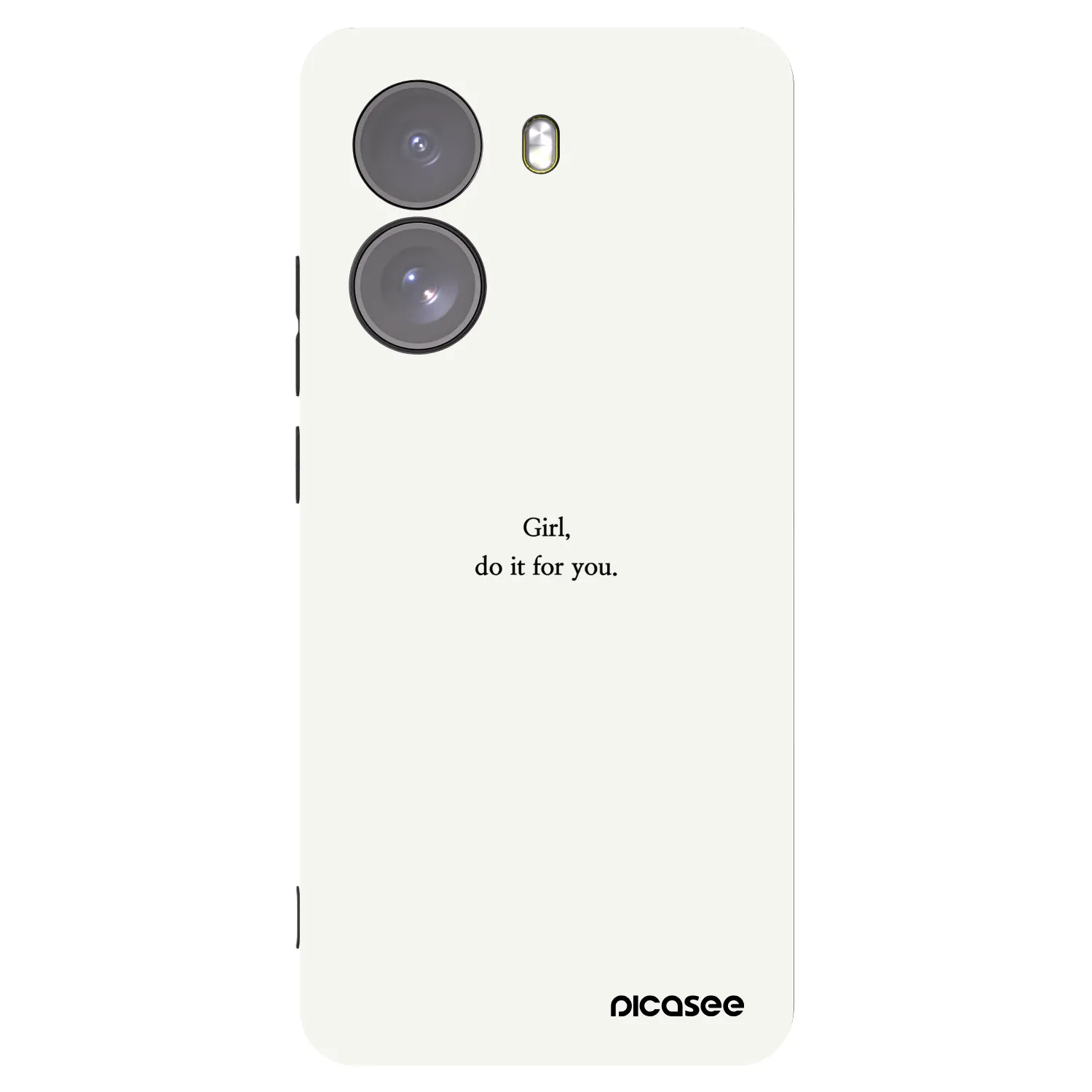 Picasee Xiaomi Poco X7 Hülle - Schwarzes Silikon - Girl, do it for you